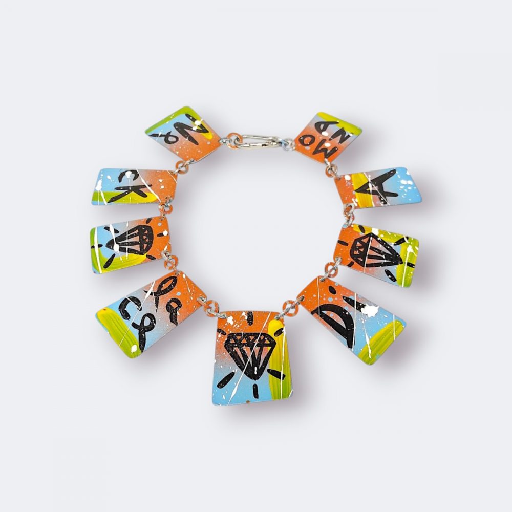 Painted Diamond Necklace